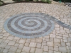 Brick Pavers spiral design patio Brick Pavers spiral design patio