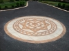 Custom Brick Paver Design in Driveway Custom Brick Paver Design in Driveway