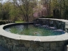 Large Round Pond wiht Waterfalls and Fish Large Round Pond wiht Waterfalls and Fish
